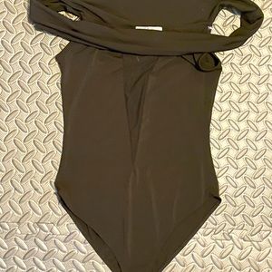 XS Black Charlotte Russe bodysuit